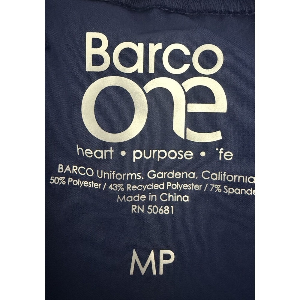 BARCO One 5205 4 Pkt Knit Waist Seamed Pant Indigo Size M Petite New - Picture 14 of 15